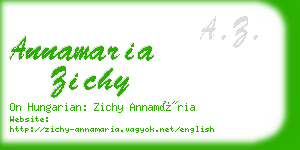 annamaria zichy business card